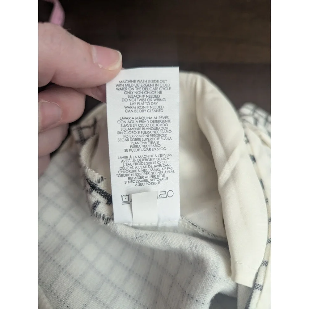 Cabi Pants Womens 2 Windowpane Ankle Trouser Career Classic Stretch Knit‎ 3203
